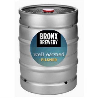 Bronx Well Earned Pilsner 15.5 gal (1/2 bbl) keg