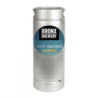 Bronx Well Earned Pilsner 5.16 gal (1/6 bbl) keg