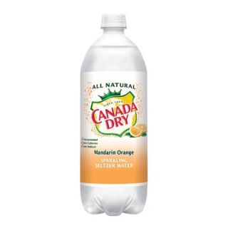 Canada Dry Mandarin Orange Sparkling Seltzer Water 1 Liter