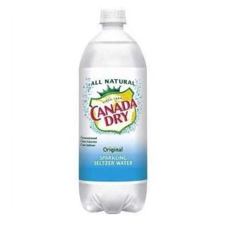 Canada Dry Original Sparkling Seltzer Water 1 Liter