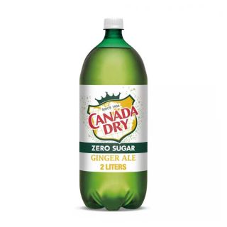 Canada Dry Zero Sugar Ginger Ale - 2 L Bottle