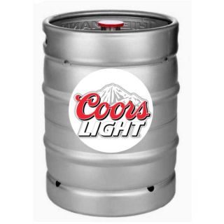 Coors Light 15.5 gal (1/2 bbl) keg