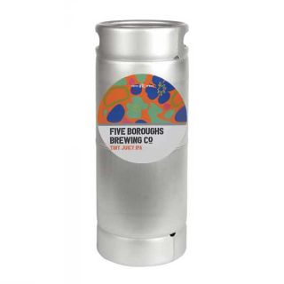 Five Borough Tiny Juicy IPA 5.16 gal (1/6 bbl) keg