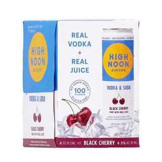 High Noon Sun Sips Black Cherry Vodka & Soda