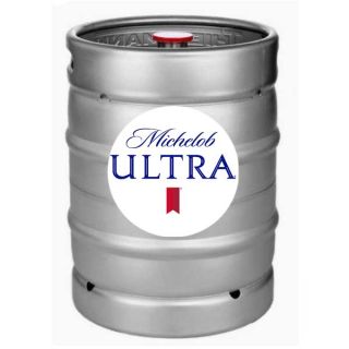 Michelob Ultra 15.5 gal (1/2 bbl) keg