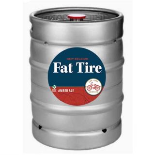 New belgium Fat Tire 15.5 Gal (1/2 bbl) Keg