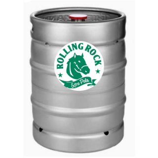 Rolling Rock 15.5 gal (1/2 bbl) keg