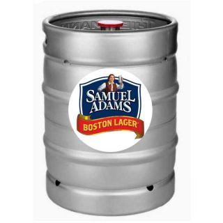 Samuel Adams Boston lager 15.5 Gal (1/2 bbl) keg