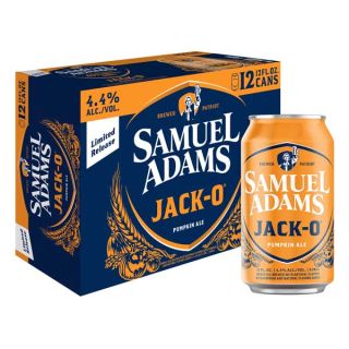 Samuel Adams Jack -O- Pumpkin Ale Cans