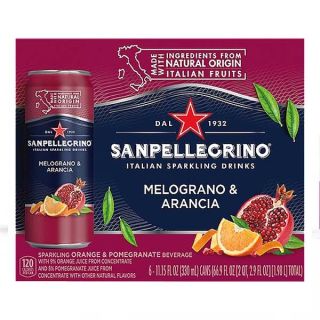 Sanpellegrino Pomegranate Orange Cans