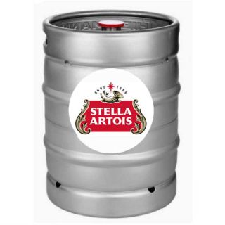 Stella Artois 13.2 Gal (1/2 bbl) keg