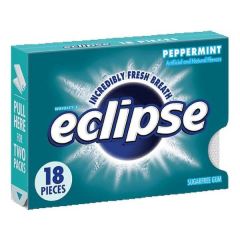 Eclipse Peppermint Sf Chewing Gum 18pc