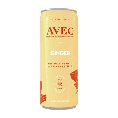 AVEC Ginger Sparkling Soda Cans