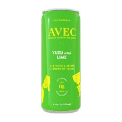 AVEC Yuzu & Lime Sparkling Soda Cans