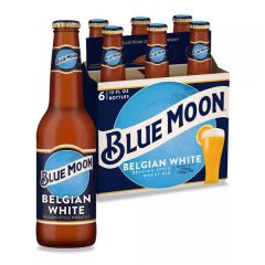 Blue Moon Belgian White Ale Bottles