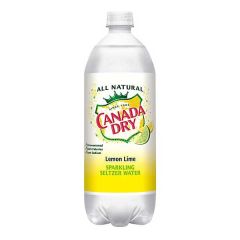 Canada Dry Lemon Lime Sparkling Seltzer Water 1 Liter