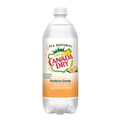 Canada Dry Mandarin Orange Sparkling Seltzer Water 1 Liter