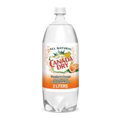 Canada Dry Manderine Sparkling Seltzer Water - 2 L Bottle
