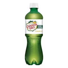 Canada Dry Zero Sugar Ginger Ale - 20 fl oz Bottle