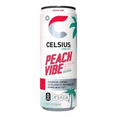 Celsius Sparkling Peach Vibe Can