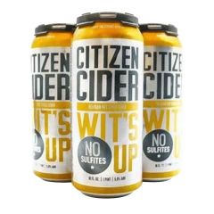 Citizen Cider Wit's Up Cans