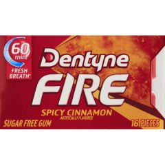 Dentyne Ice Spicy Cinnamon Sf Chewing Gum 16pc