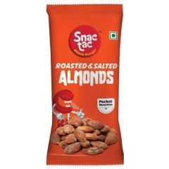 Dr.Snack Nuts - Roasted Salted Almonds 9oz
