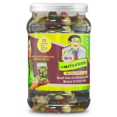 Dr.Snack Nuts - Roasted Salted Mix Nuts 8oz