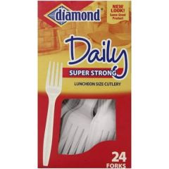 Diamond Super Strong Forks - 24 Pack