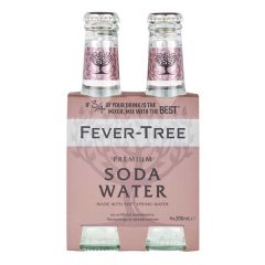 Fever Tree Club Soda 4 Pack (200 ml Bottles)