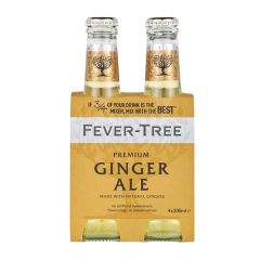 Fever Tree Ginger Ale 4 Pack (200 ml Bottles)