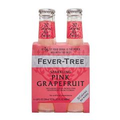 Fever Tree Sparkling Pink Grapefruit 4 Pack (200 ml Bottles)