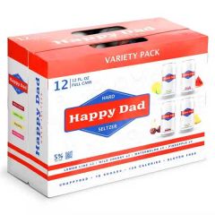 Happy Dad Hard Seltzer Variety Pack Cans
