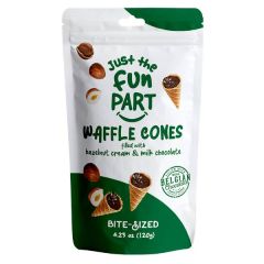 Just The Fun Part Waffle Corn - Hazelnut Cream & Milk Chocolate 4.23oz