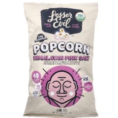 Lesser Evil Popcorn - Himalayan Pink Salt 4.6oz