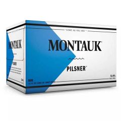 Montauk Pilsner Cans