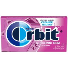 Orbit Bubblemint Sf Chewing Gum 14pc