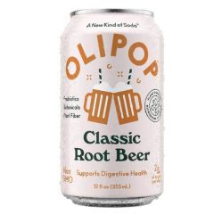 Oli Pop Classic Root Beer Soda Can