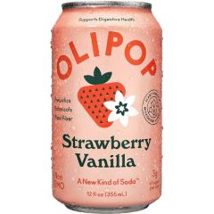 Oli Pop Strawberry Vanilla Soda Can