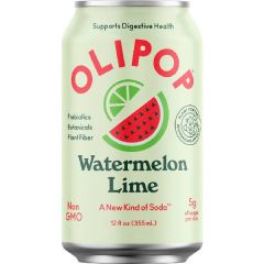 Oli Pop Watermelon Lime Soda Can