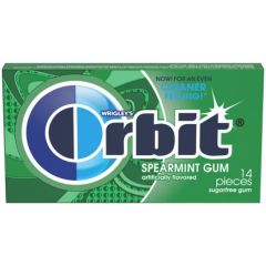 Orbit Spearmint Sf Chewing Gum 14pc