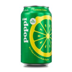 Poppi Lemon Lime Soda Can