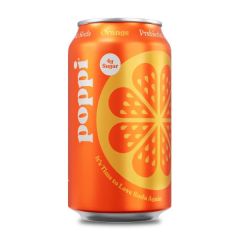 Poppi Orange Soda Can