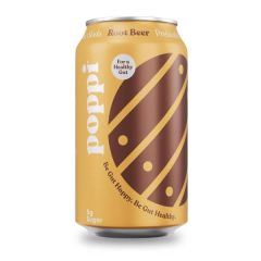 Poppi Root Beer Soda Can