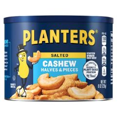 Planters - Salted Cashew Halves & Pieces 8oz