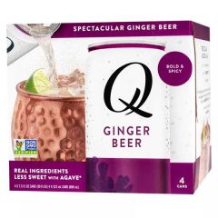 Q Tonics Ginger Beer Cans