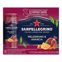 Sanpellegrino Pomegranate Orange Cans