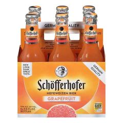Schofferhofer Hefeweizen Grapefruit Bier Bottles