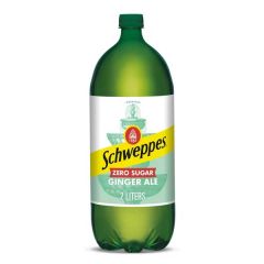 Schweppes Zero Sugar Ginger Ale - 2 L Bottle