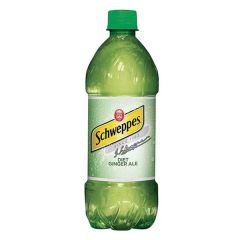 Schweppes Zero Sugar Ginger Ale - 20 fl oz Bottle